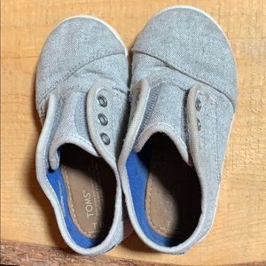 Gentlely Used Toddler Toms (child not included)